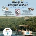 Catamarn turstico navega en Castrelo de Mio